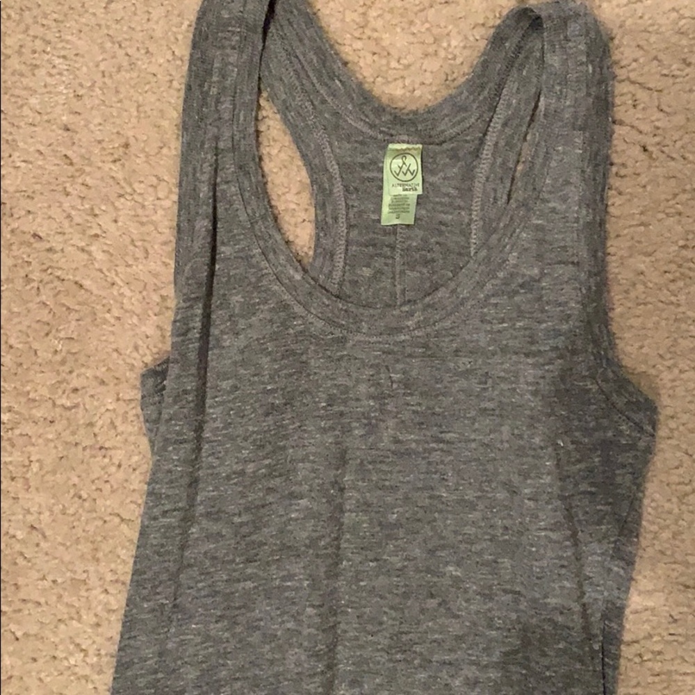 Alternative heather grey maxi dress